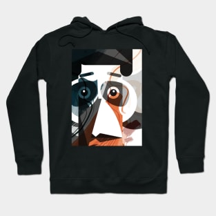 Abstract man face Hoodie